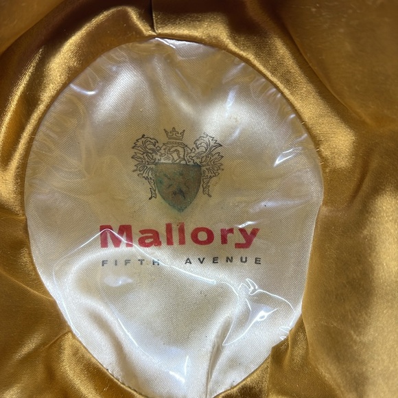 Vintage Mallory Fifth Avenue by Stetson Fedora Hat 100% Wool - Picture 11 of 12
